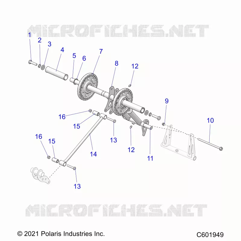 SUSPENSION, REAR TORQUE ARM