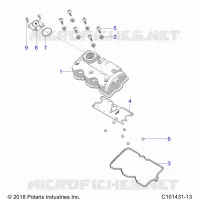 ENGINE, VALVE COVER