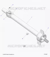 DRIVE TRAIN, PROP SHAFT,MID, BEARING