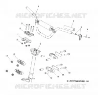 STEERING, HANDLEBAR MOUNTING