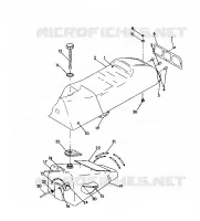 SEAT/GAS TANK ASSEMBLY 500 SPX (4922552255003A)