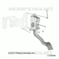 ENGINE, THROTTLE PEDAL