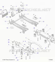 SEAT MOUNTING, FRONT