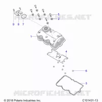 ENGINE, VALVE COVER