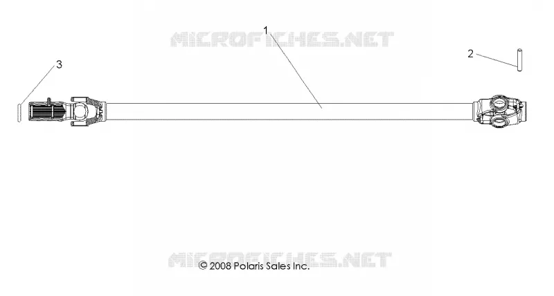 DRIVE TRAIN, FRONT PROP SHAFT