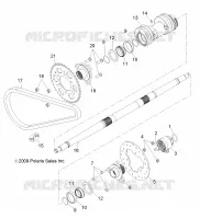DRIVE TRAIN, REAR AXLE   HOUSING