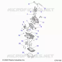 ENGINE, CRANKCASE AND CRANKSHAFT