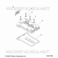 ENGINE, VALVE COVER