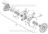 DRIVE CLUTCH 600 XCR 0985677 (4943164316B014)
