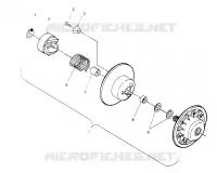 DRIVEN CLUTCH ASSEMBLY SUPER SPORT 0950743 (4928882888B014)