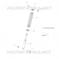 FRONT SUSPENSION SHOCK MOUNTING