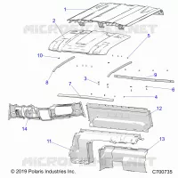 ROOF SPORT, REAR CLOSE, COVER, AND DASH