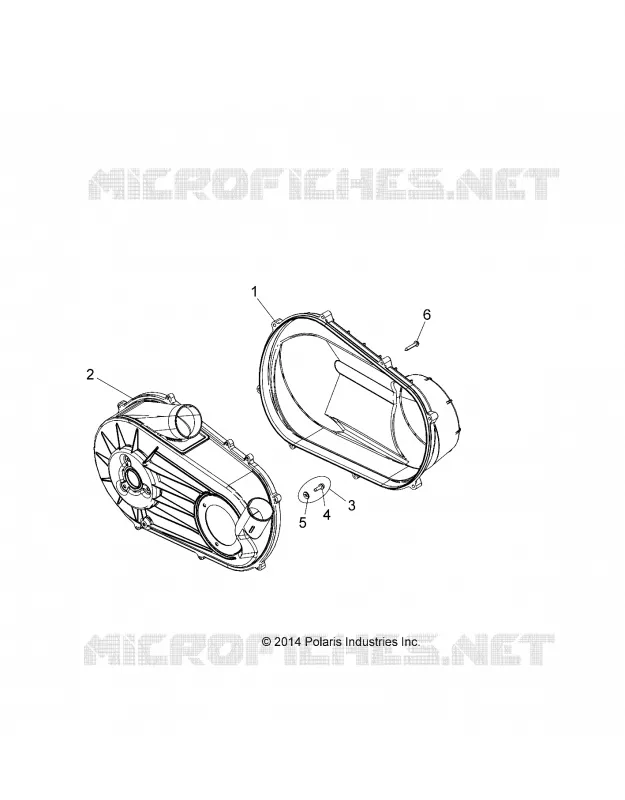 DRIVE TRAIN, CLUTCH COVER AND DUCTING