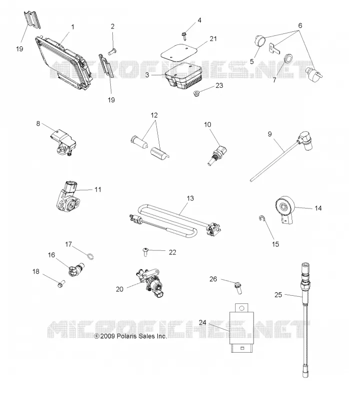 SWITCHES, SENSORS, ECU AND CONTROL MODULES