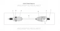 DRIVE TRAIN, DRIVE SHAFT, FRONT