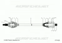 DRIVE TRAIN, FRONT HALF SHAFT