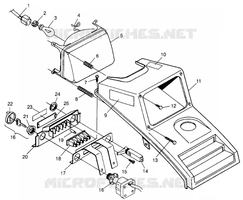 HEADLIGHT TRAIL BOSS W97AA25C (4940574057A013)