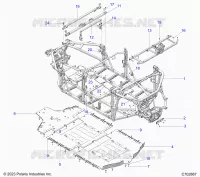 CHASSIS, MAIN FRAME AND SKID PLATES