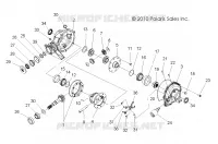 DRIVE TRAIN, REAR GEARCASE