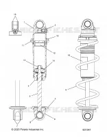 SUSPENSION, FRONT SHOCK TRACK, MONOTUBE