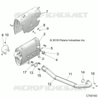 ENGINE, EXHAUST SYSTEM
