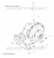 GEARCASE, MOUNTING, REAR (BUILT AFTER 1/15/07)