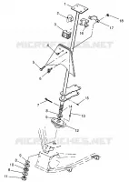 STEERING POST    XPRESS 300 W969530 AND XPRESS 400 W969540 (4935923592C002)