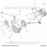 ENGINE, STATOR AND COVER