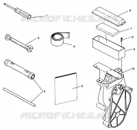 TOOL KIT    CLASSIC TOURING 0963365 AND EUROPEAN CLASSIC TOURING E963365 (4933623362C007)