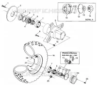 FRONT WHEEL SCRAMBLER 400L W97BC38C (4939893989B005)