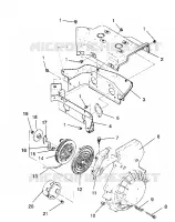 BLOWER HOUSING AND  RECOIL STARTER ASSEMBLY SPORT / 0930443 (4922942294033A)
