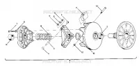 DRIVE CLUTCH STAR, SPRINT ES AND STARTRAK (4916811681016A)