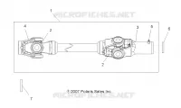 DRIVE TRAIN, FRONT PROP SHAFT