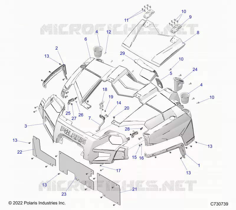 HOOD AND FRONT FASCIA