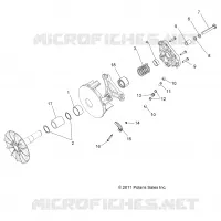 DRIVE TRAIN, PRIMARY CLUTCH