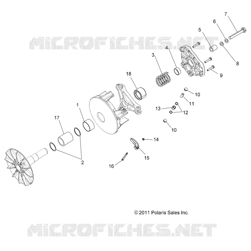 DRIVE TRAIN, PRIMARY CLUTCH