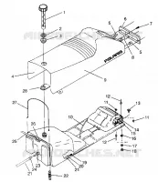 SEAT   GAS TANK ASSEMBLY XLT SPECIAL (XTRA) 0946767 (4927112711002A)