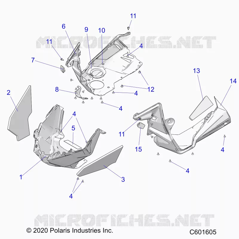 NOSEPAN ASM./FENDERS