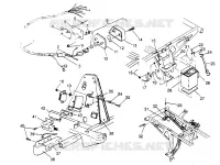 ELECTRICAL/TAILLIGHT ASSEMBLY 6X6 400L W948740 (4926802680C014)