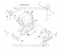DRIVE TRAIN, MAIN GEARCASE MOUNTING
