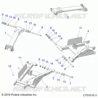 REAR SUSPENSION CONTROL ARMS