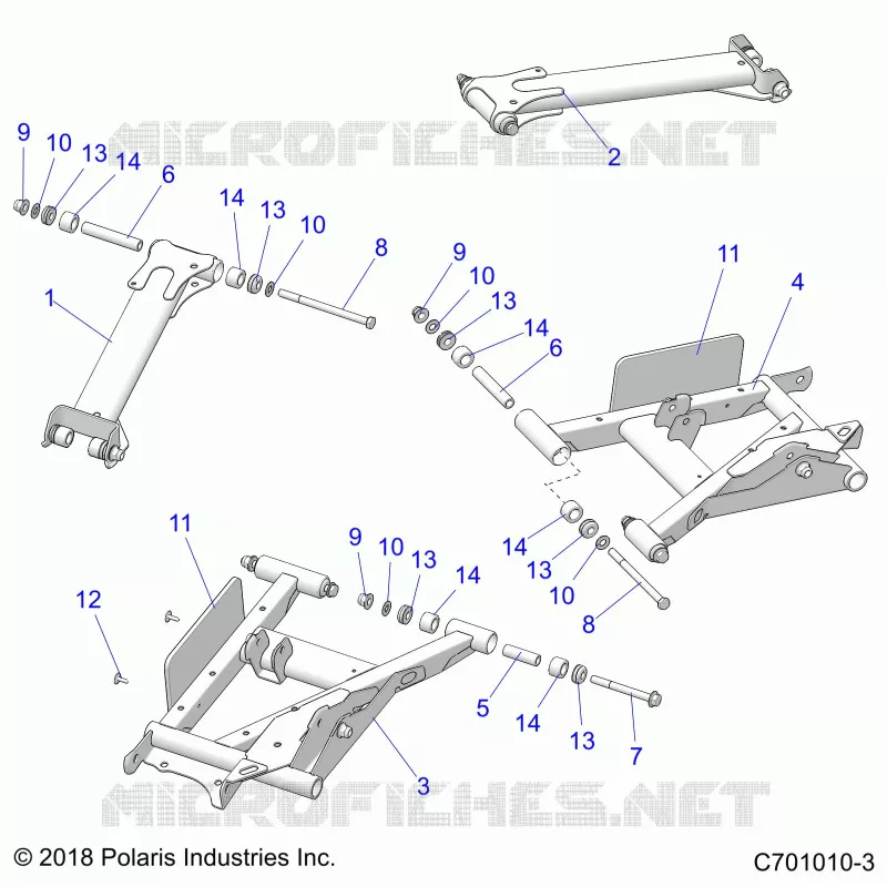 REAR SUSPENSION CONTROL ARMS