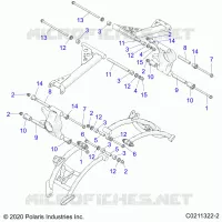 REAR SUSPENSION CONTROL ARM MOUNTING