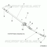 DRIVE TRAIN, FRONT PROP SHAFT