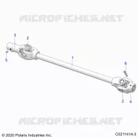 DRIVE TRAIN, FRONT PROP SHAFT