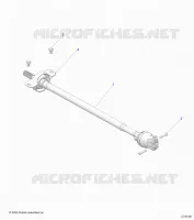 DRIVE TRAIN, FRONT PROP SHAFT