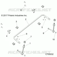 SUSPENSION, FRONT STABILIZER BAR