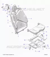 SEAT ASM., REAR