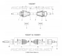 DRIVE SHAFT, FRONT