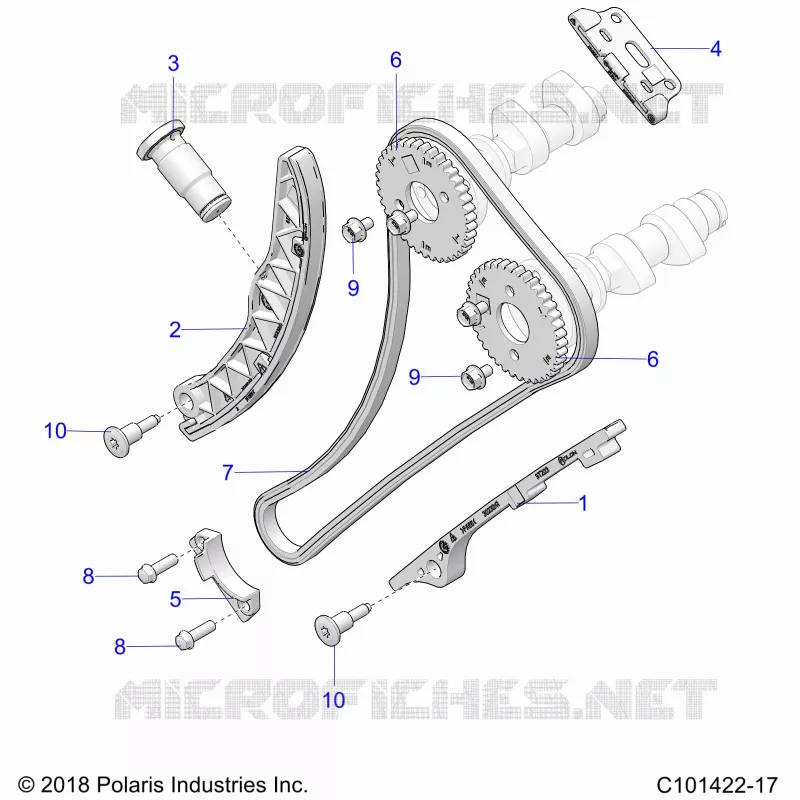 CAM CHAIN AND SPROCKET